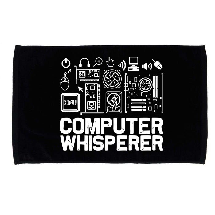 Computer Whisperer Microfiber Hand Towel