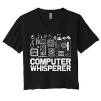 Computer Whisperer Crop Top