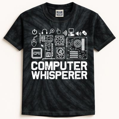 Computer Whisperer Kids Tie-Dye T-Shirt