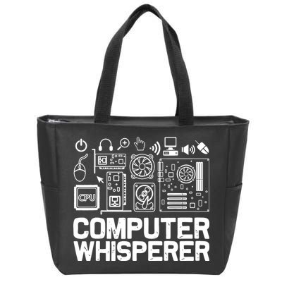 Computer Whisperer Zip Tote Bag