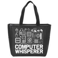 Computer Whisperer Zip Tote Bag