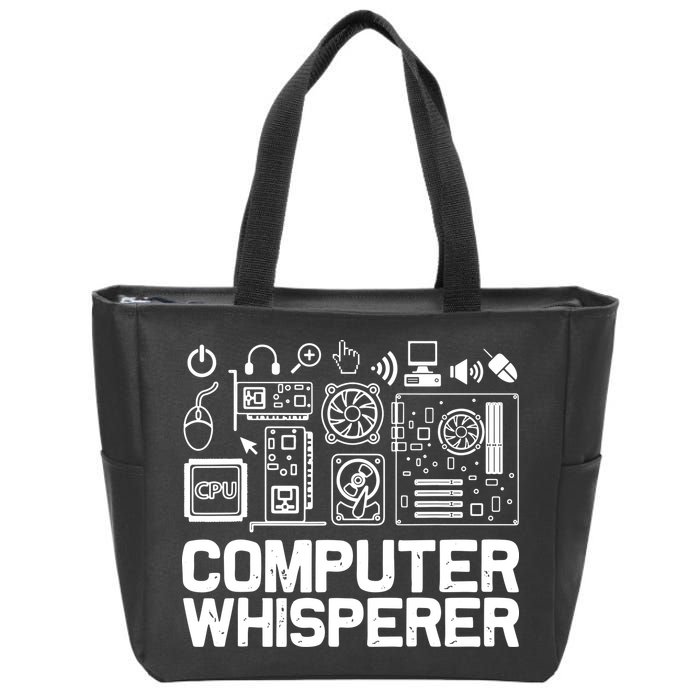Computer Whisperer Zip Tote Bag