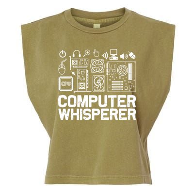 Computer Whisperer Garment-Dyed Women's Muscle Tee