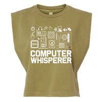 Computer Whisperer Garment-Dyed Women's Muscle Tee