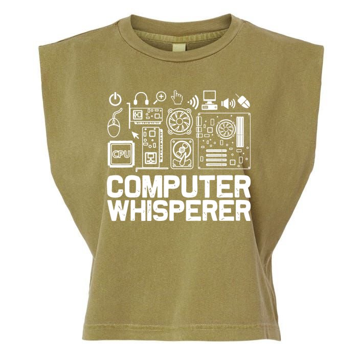 Computer Whisperer Garment-Dyed Women's Muscle Tee