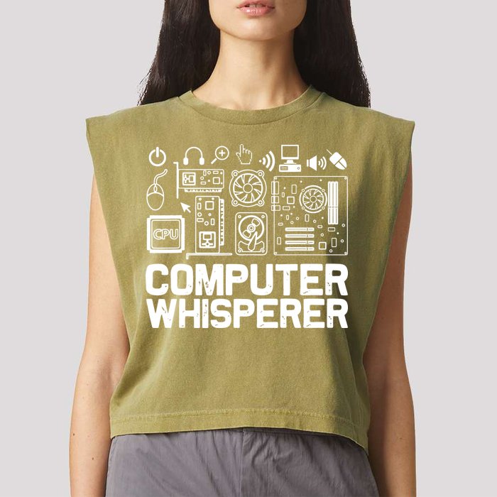 Computer Whisperer Garment-Dyed Women's Muscle Tee