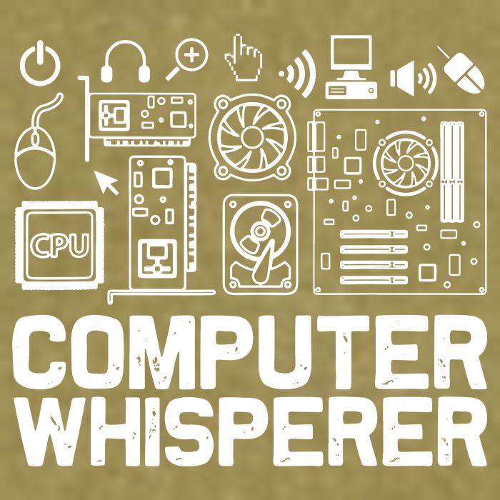 Computer Whisperer Garment-Dyed Women's Muscle Tee