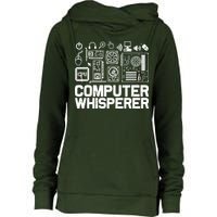 Computer Whisperer Womens Funnel Neck Pullover Hood