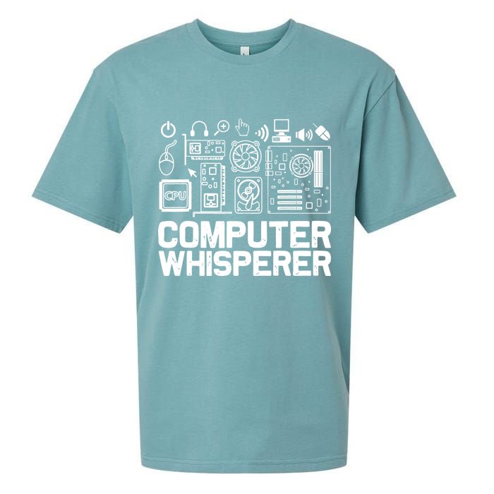Computer Whisperer Sueded Cloud Jersey T-Shirt