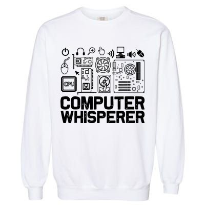 Computer Whisperer Garment-Dyed Sweatshirt