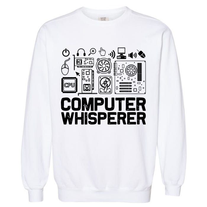 Computer Whisperer Garment-Dyed Sweatshirt