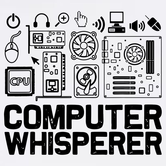 Computer Whisperer Garment-Dyed Sweatshirt
