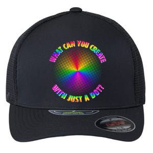 Colorful What Can You Create With Just A Dot Flexfit Unipanel Trucker Cap