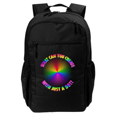 Colorful What Can You Create With Just A Dot Daily Commute Backpack