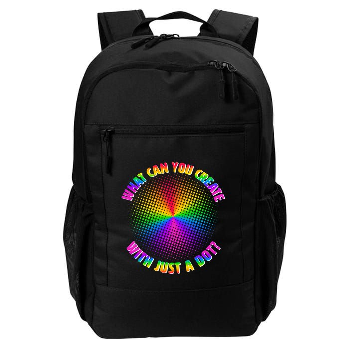 Colorful What Can You Create With Just A Dot Daily Commute Backpack