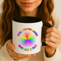 Colorful What Can You Create With Just A Dot Mug