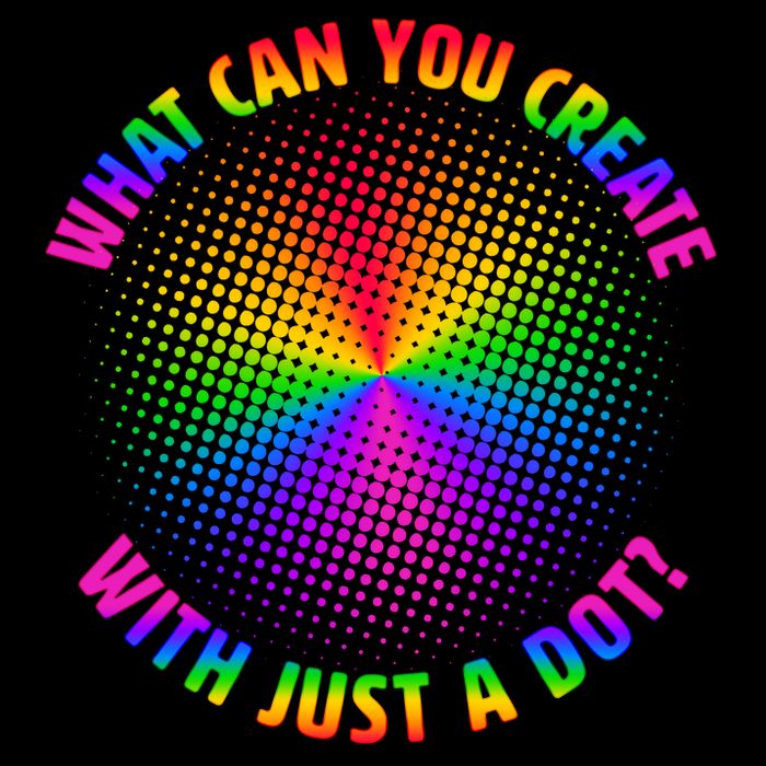 Colorful What Can You Create With Just A Dot Mug