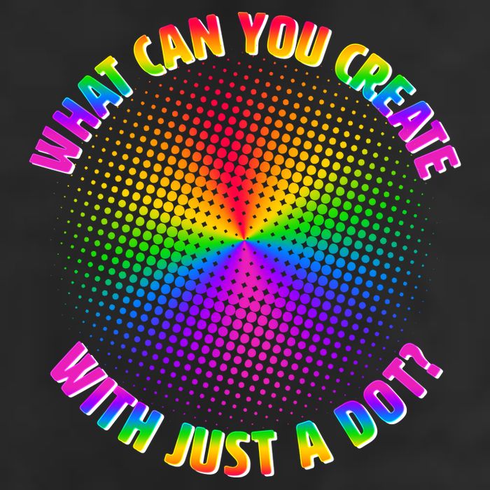 Colorful What Can You Create With Just A Dot Tumbler