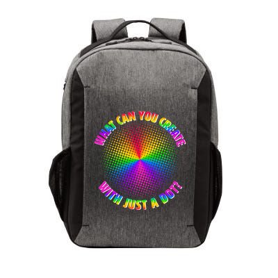 Colorful What Can You Create With Just A Dot Vector Backpack