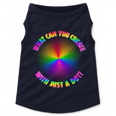 Colorful What Can You Create With Just A Dot Doggie Tank
