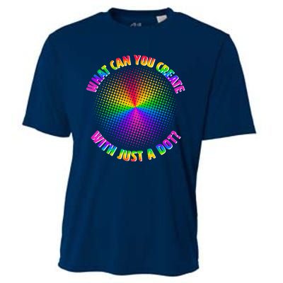 Colorful What Can You Create With Just A Dot Cooling Performance Crew T-Shirt