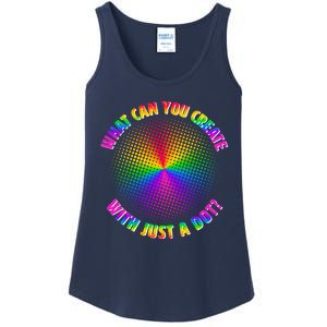 Colorful What Can You Create With Just A Dot Ladies Essential Tank