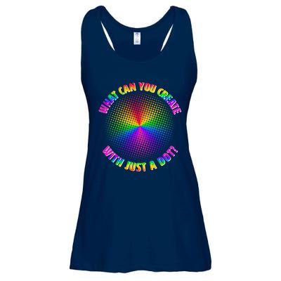 Colorful What Can You Create With Just A Dot Ladies Essential Flowy Tank