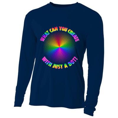 Colorful What Can You Create With Just A Dot Cooling Performance Long Sleeve Crew
