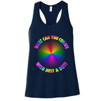 Colorful What Can You Create With Just A Dot Womens Tank Top