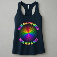 Colorful What Can You Create With Just A Dot Womens Tank Top