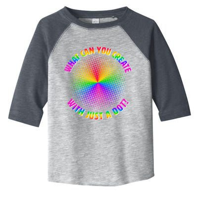 Colorful What Can You Create With Just A Dot Toddler Fine Jersey T-Shirt