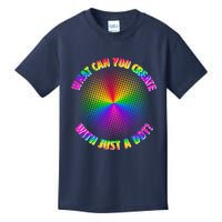 Colorful What Can You Create With Just A Dot Kids T-Shirt