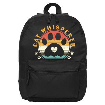 Cat Whisperer Cat 16 in Basic Backpack