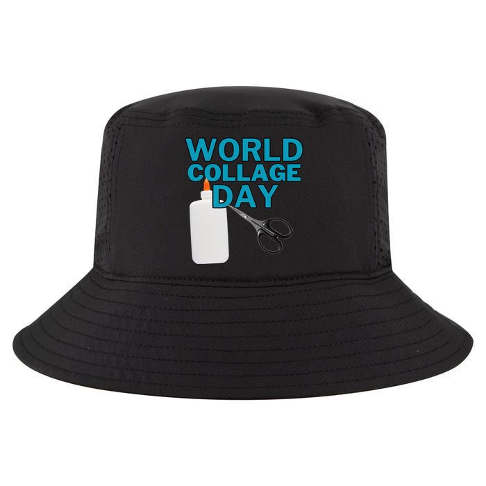 Celebrate World Collage Day Cool Comfort Performance Bucket Hat