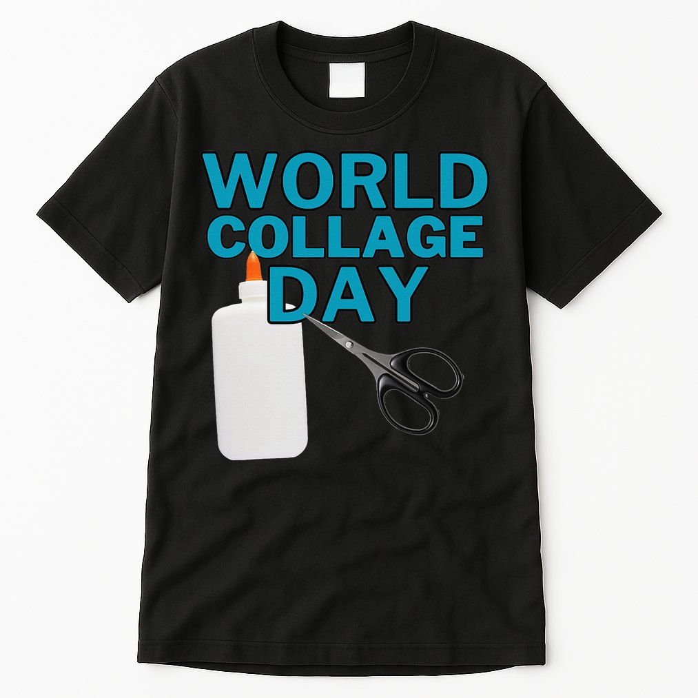 Celebrate World Collage Day Tall T-Shirt
