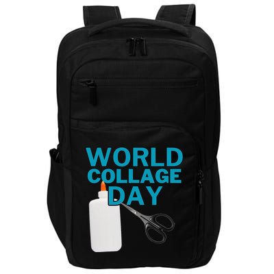 Celebrate World Collage Day Impact Tech Backpack