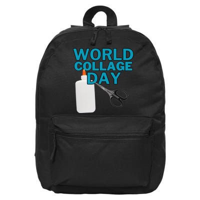 Celebrate World Collage Day 16 in Basic Backpack