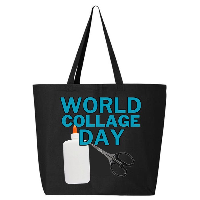 Celebrate World Collage Day 25L Jumbo Tote