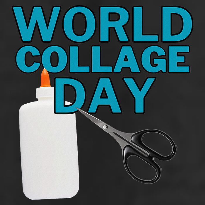Celebrate World Collage Day 25L Jumbo Tote