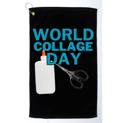 Celebrate World Collage Day Golf Towel