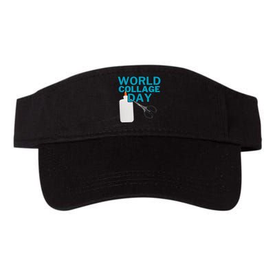 Celebrate World Collage Day Visor