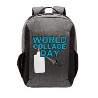 Celebrate World Collage Day Vector Backpack