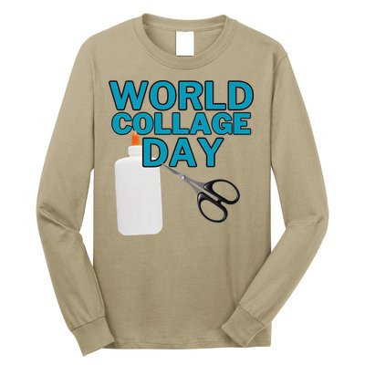 Celebrate World Collage Day Long Sleeve Shirt