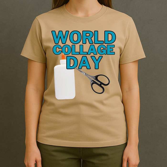 Celebrate World Collage Day T-Shirt