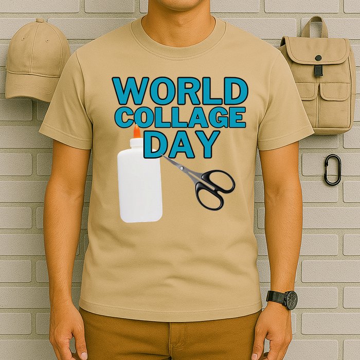 Celebrate World Collage Day T-Shirt