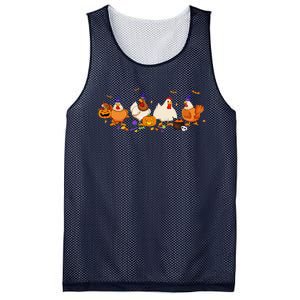 Cute Witch Chicken Chick Pumpkin Halloween Farm Farmer Mesh Reversible Basketball Jersey Tank