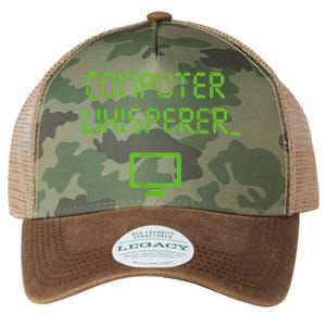 Computer Whisperer Cool Gift Tech Support Nerds Geeks Funny It Cute Gift Legacy Tie Dye Trucker Hat