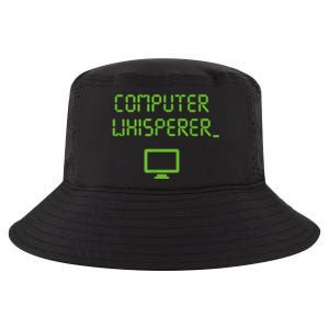 Computer Whisperer Cool Gift Tech Support Nerds Geeks Funny It Cute Gift Cool Comfort Performance Bucket Hat