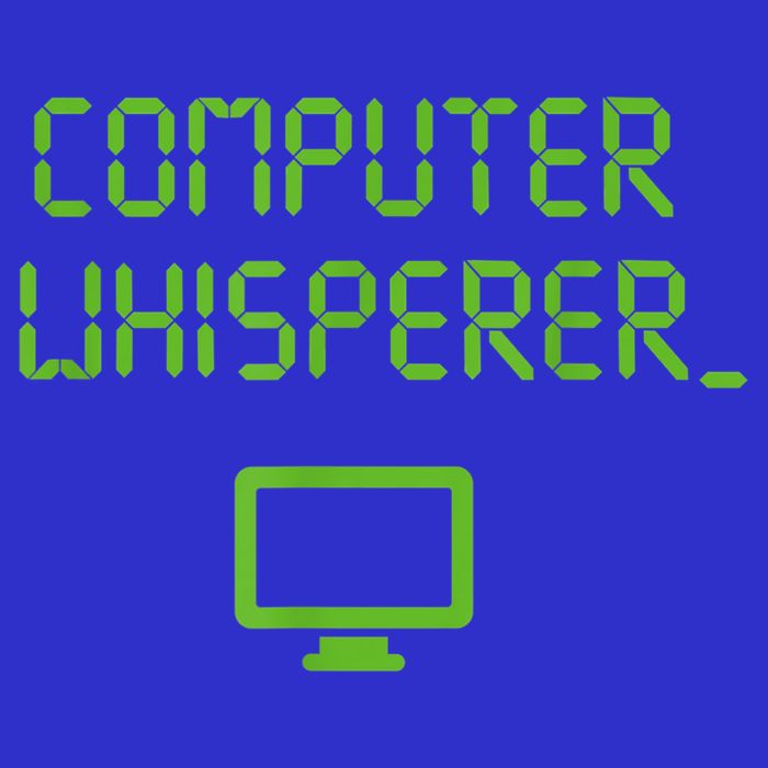 Computer Whisperer Cool Gift Tech Support Nerds Geeks Funny It Cute Gift T-Shirt
