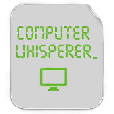 Computer Whisperer Cool Gift Tech Support Nerds Geeks Funny It Cute Gift Permanent Decal Sticker